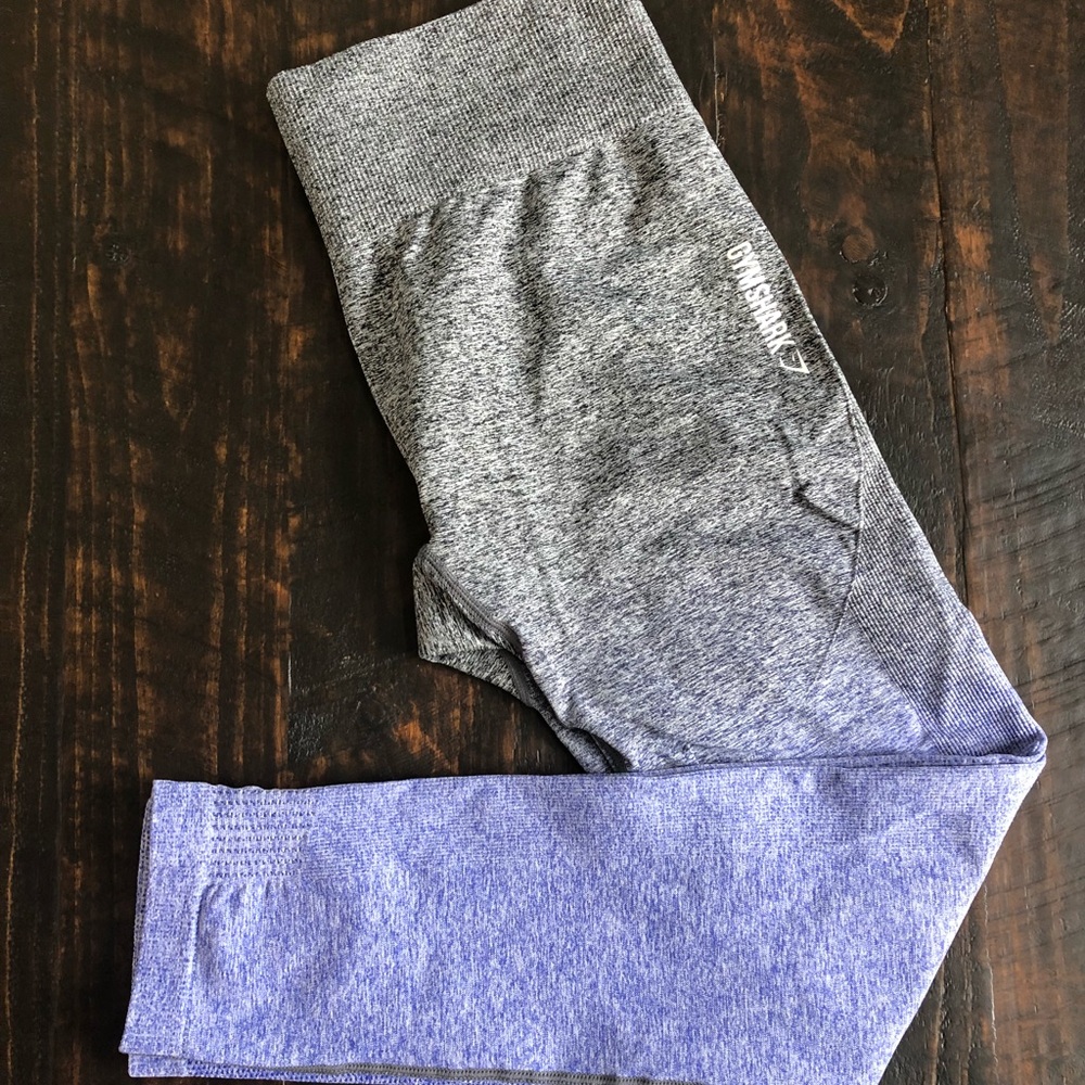 Gymshark Ombre Seamless Leggings - Indigo/Black